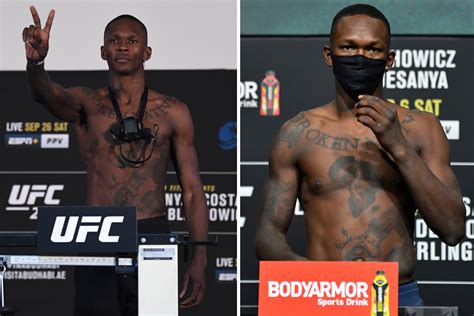 israel adesanya bulge|Israel Adesanya's incredible body transformation revealed as .